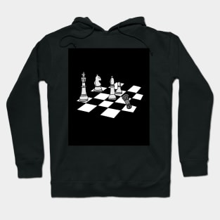 Chessboard Player Chess Pieces Hoodie